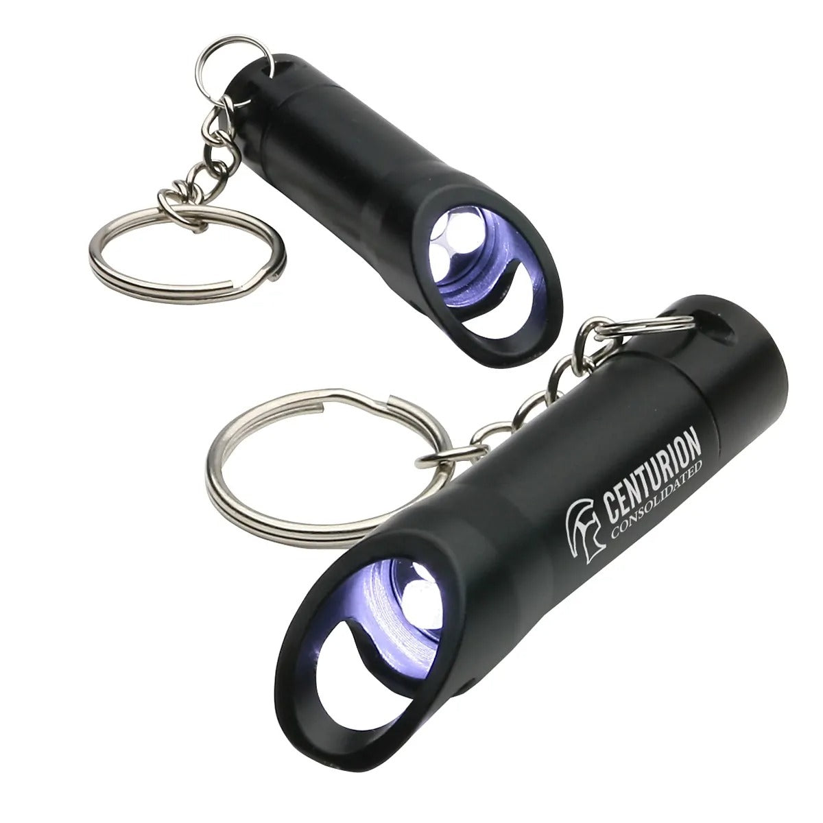 Custom Flash Light Bottle Opener Key Chain – Aluminum Flash Light Bottle Openers