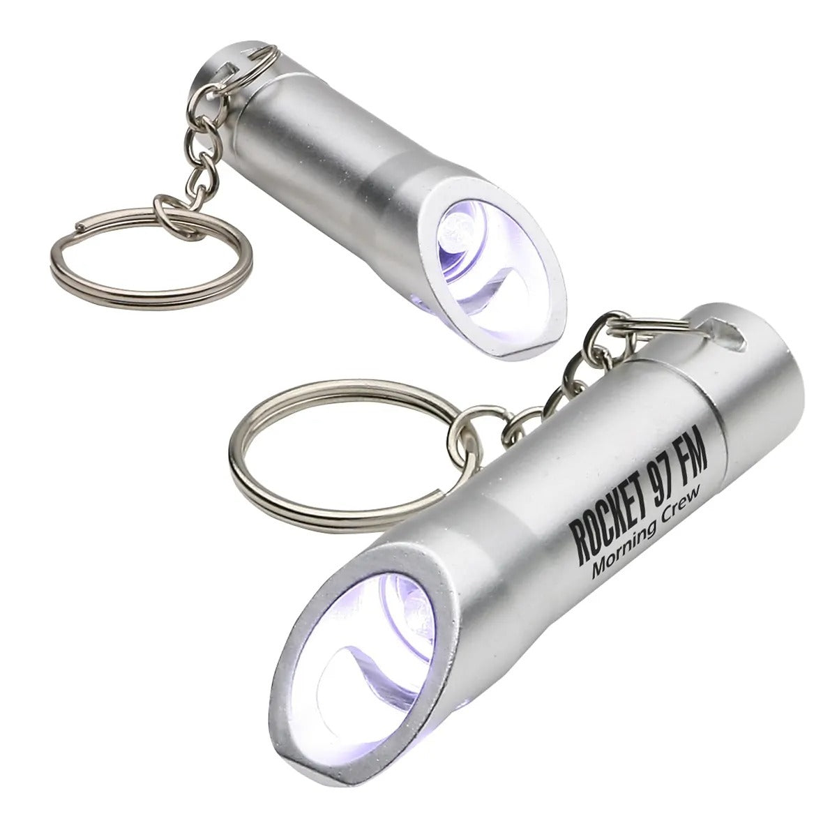 Custom Flash Light Bottle Opener Key Chain – Aluminum Flash Light Bottle Openers