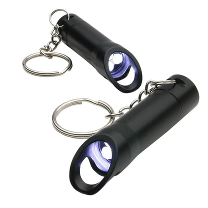 Custom Flash Light Bottle Opener Key Chain – Aluminum Flash Light Bottle Openers