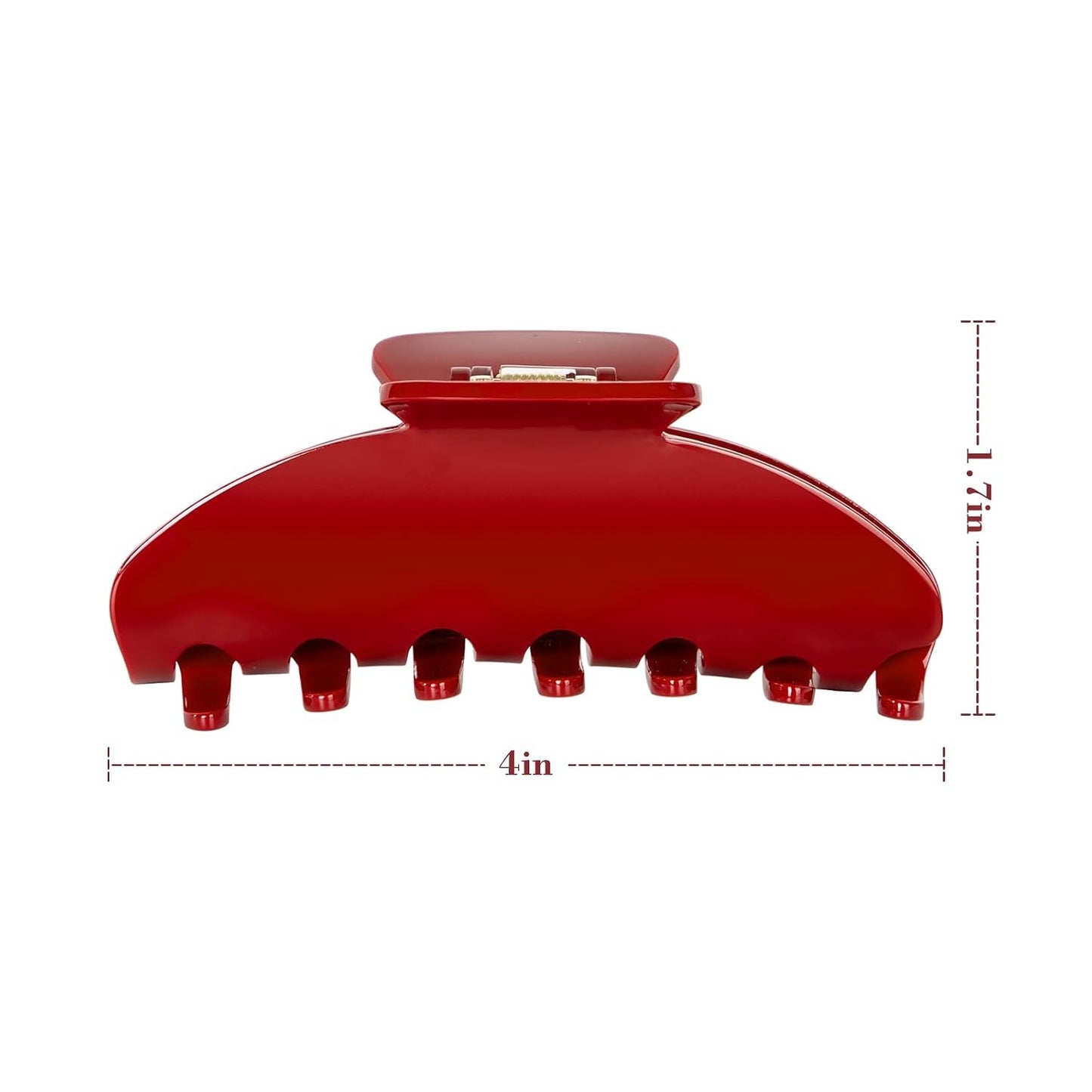 Custom Logo Hair Claw Clips, Printed Large 4-Inch Hair Claw Clip