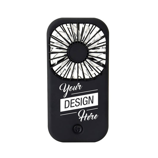 Custom Fan Head Custom Logo Rechargeable Fans | Promotional Fans | Printed Mini Fans ...