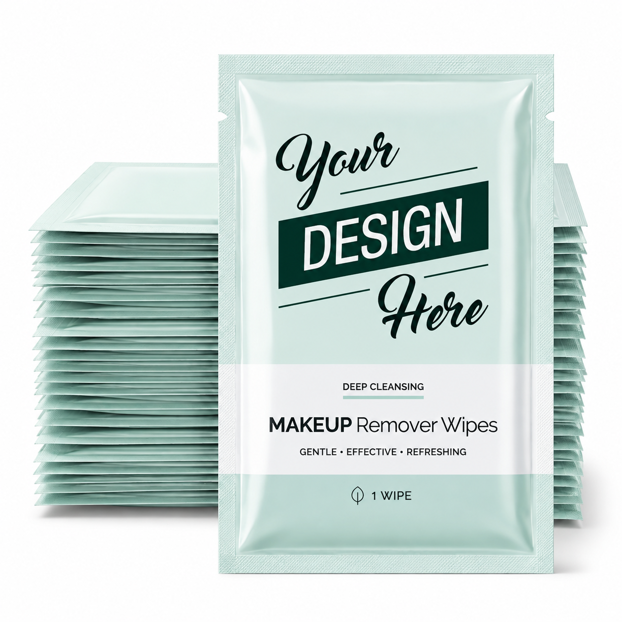 Custom Logo Makeup Remover Individual Facial Wipes for Deep Cleaning