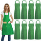 Custom Chef Aprons With 2 Front Full Body Pockets Kitchen Aprons for Men and Women
