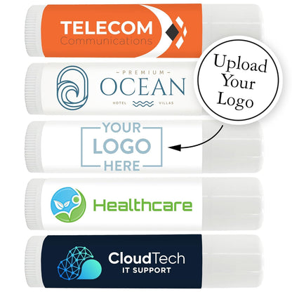Custom Logo Imprinted Lip Balms Promotional Lip Balms With All Flavors
