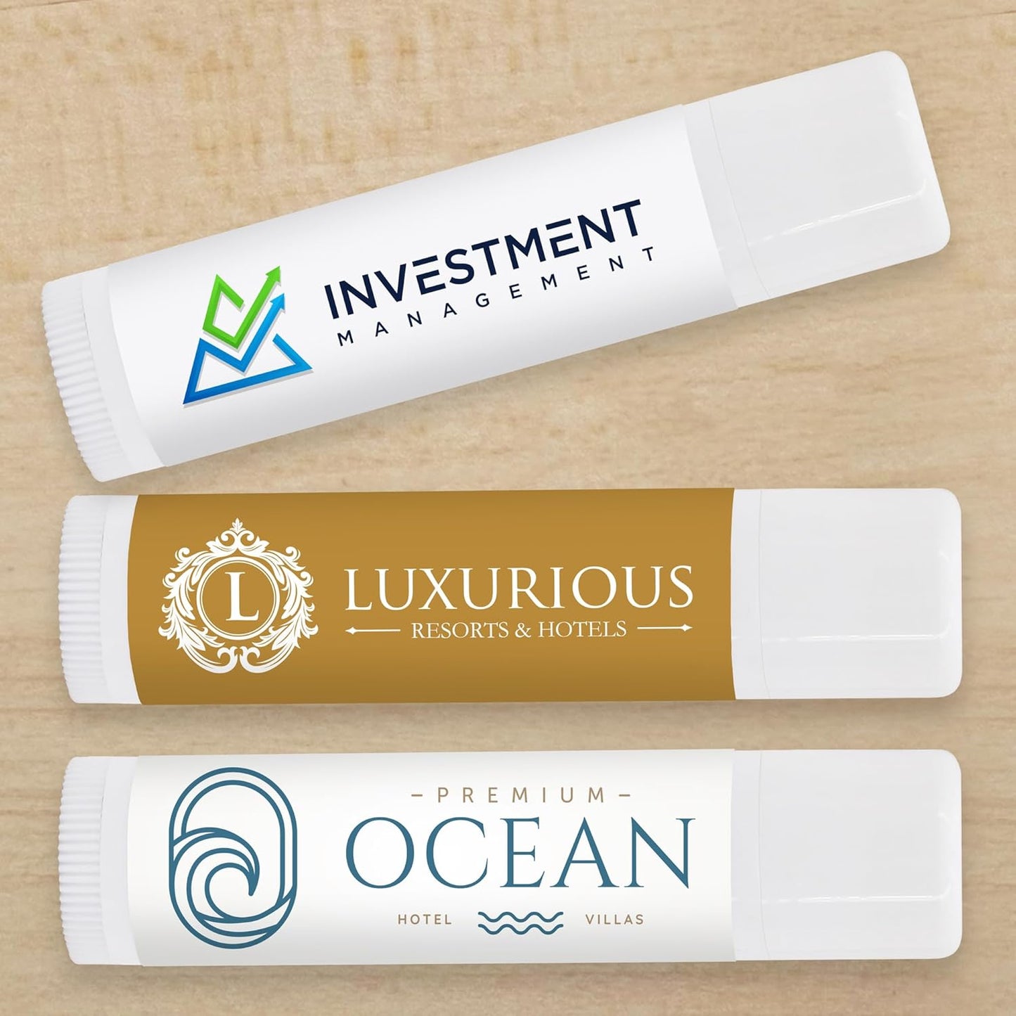 Custom Logo Imprinted Lip Balms Promotional Lip Balms With All Flavors
