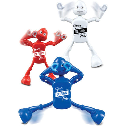 Custom Logo Acro Bots, Promotional Acrobot, Imprinted Wind-Up Robots