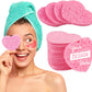 Custom Logo Natural Cosmetic Spa Sponges for Facial Cleansing, Exfoliating Magic Sponges - Heart