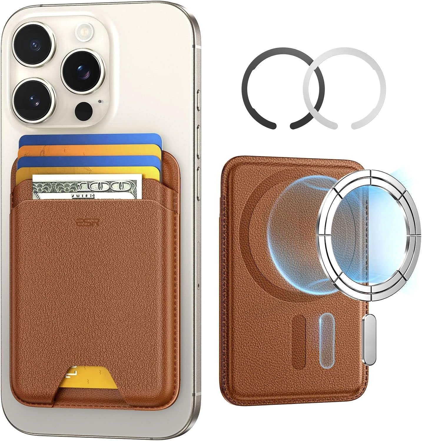 Custom Logo Magnet Phone Wallet, Promotional Magnet Phone Wallets - HOT!