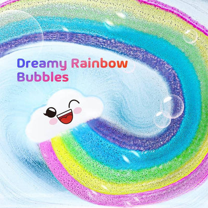 Custom Logo Rainbow Cloud Bath Bombs Natural Bath Bombs, Bubble Bath Moisturizes Dry Skins