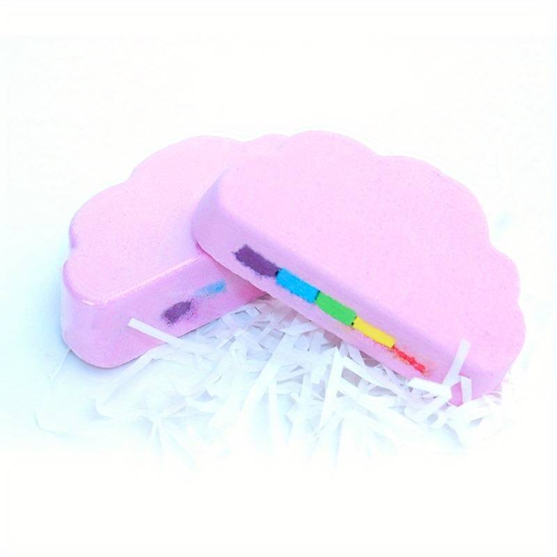 Custom Logo Rainbow Cloud Bath Bombs Natural Bath Bombs, Bubble Bath Moisturizes Dry Skins