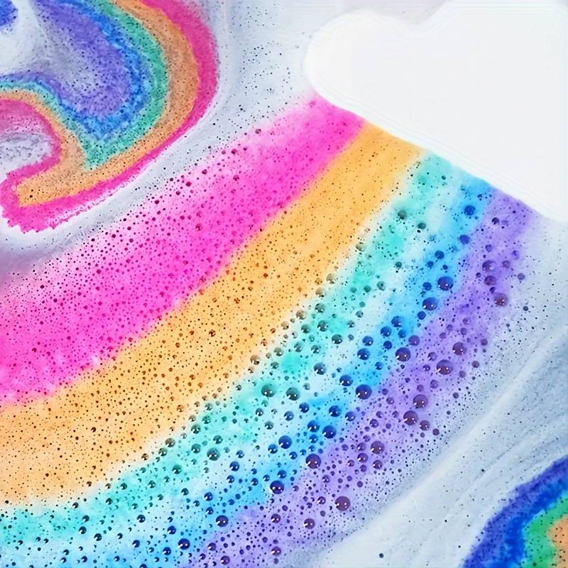 Custom Logo Rainbow Cloud Bath Bombs Natural Bath Bombs, Bubble Bath Moisturizes Dry Skins