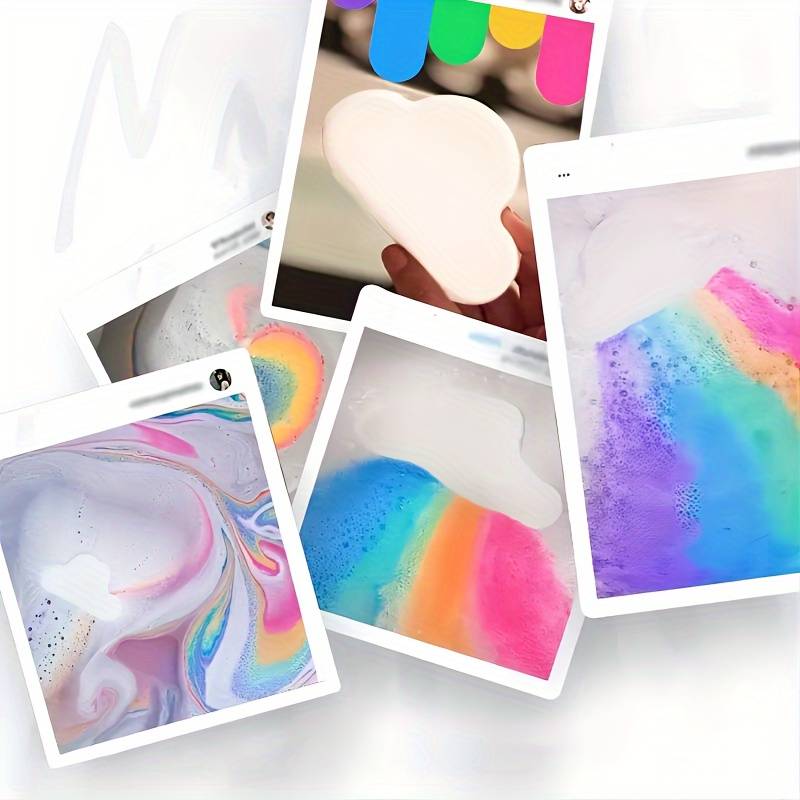Custom Logo Rainbow Cloud Bath Bombs Natural Bath Bombs, Bubble Bath Moisturizes Dry Skins