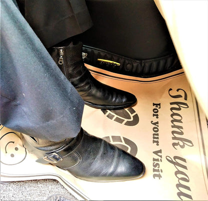 Custom Paper Car Floor Mats Promotional Full Printed Paper Auto Mats