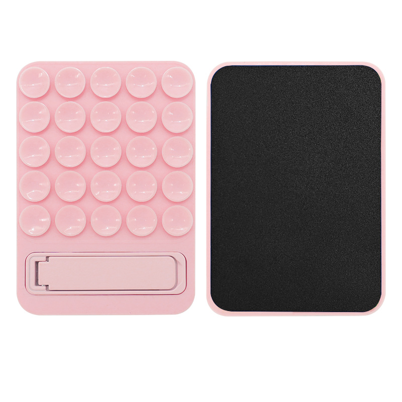 Custom Logo Silicone Suction Cup Phone Stand – Portable Folding Phone Holder