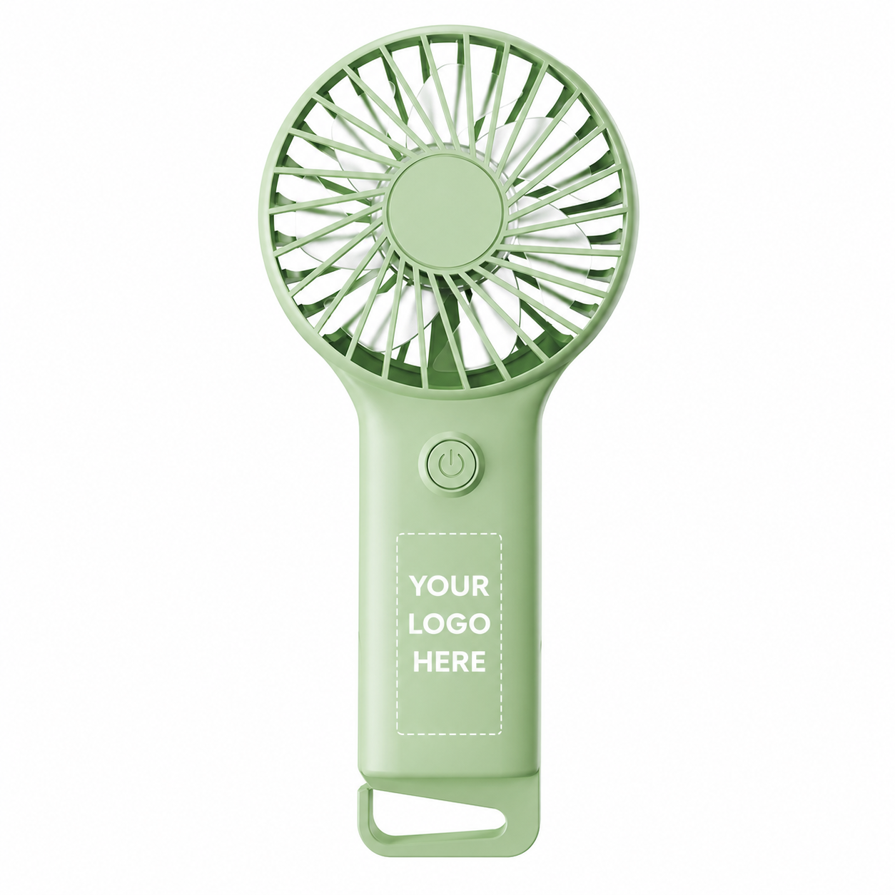 Custom Logo Rechargeable Handheld & Desktop Mini Fan with Built-in Stand