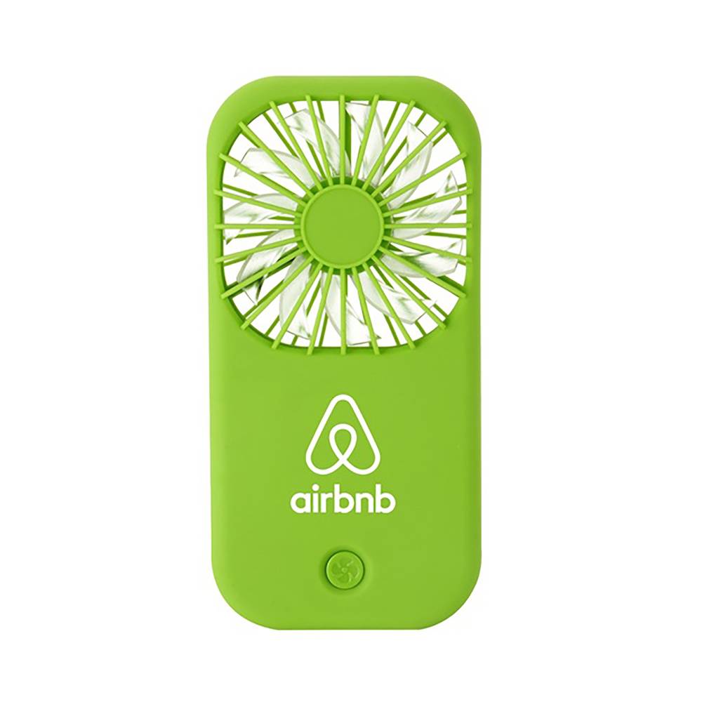 Custom Logo Rechargeable Mini Portable Fan Square