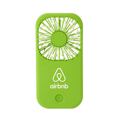 Custom Logo Rechargeable Mini Portable Fan Square