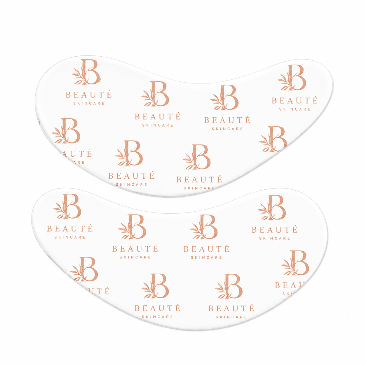 Custom Logo Reusable Silicone Eye Patches, Personalized Under Eye Patches
