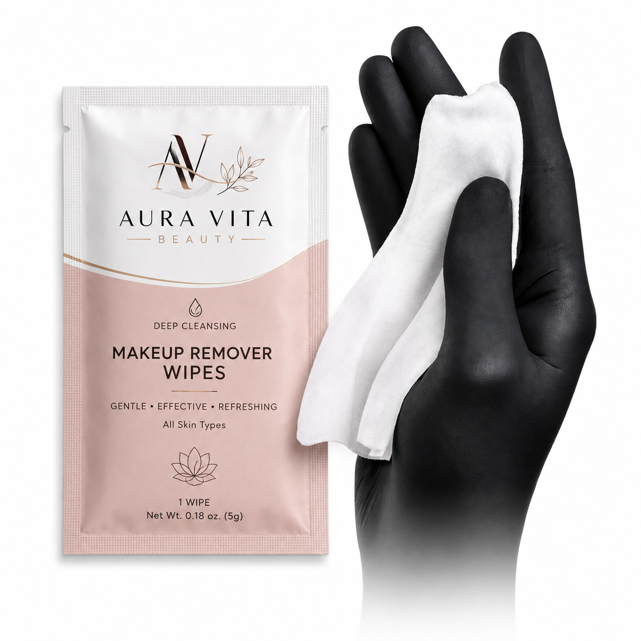 Custom Logo Makeup Remover Individual Facial Wipes for Deep Cleaning