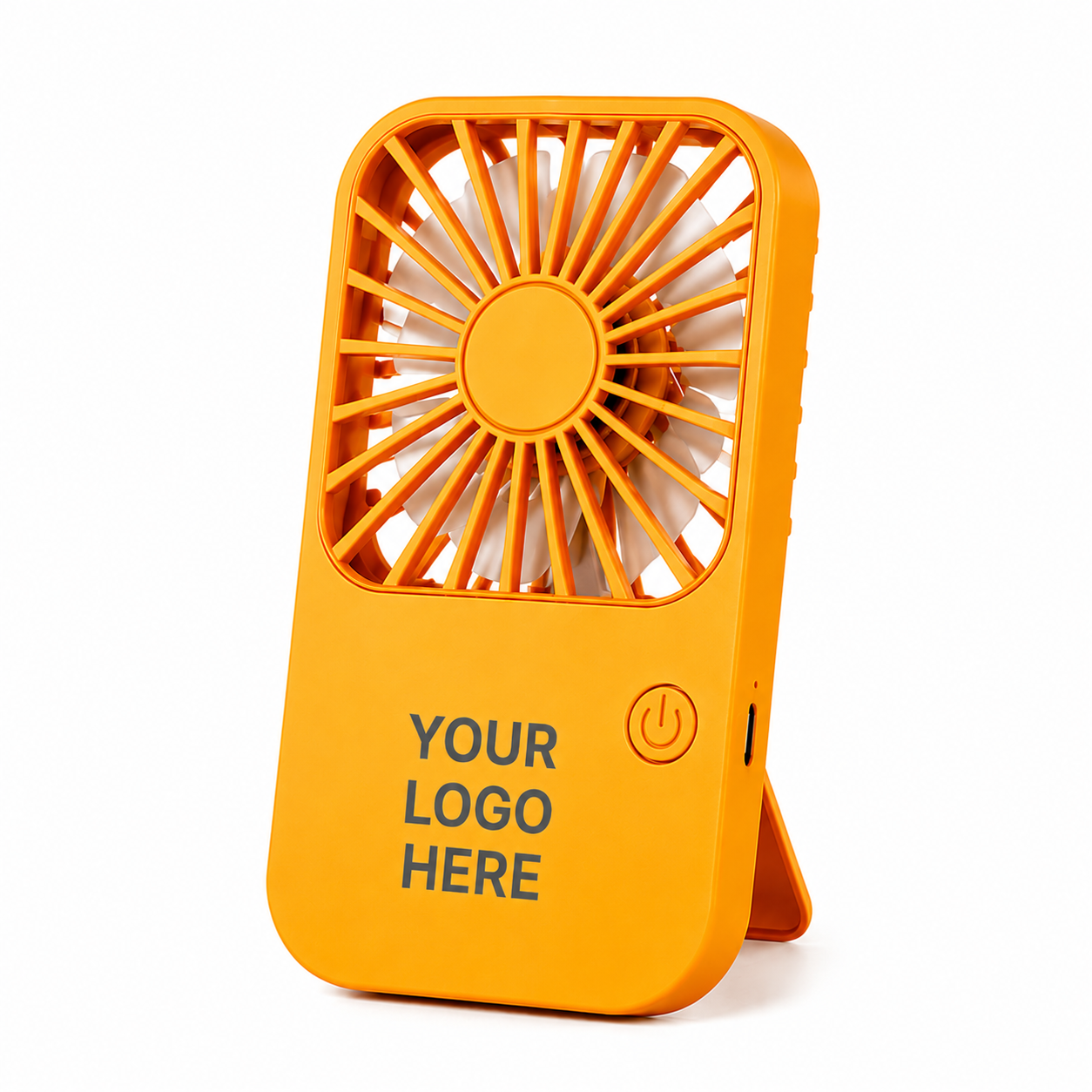 Custom Logo Rechargeable Handheld & Desktop Mini Fan