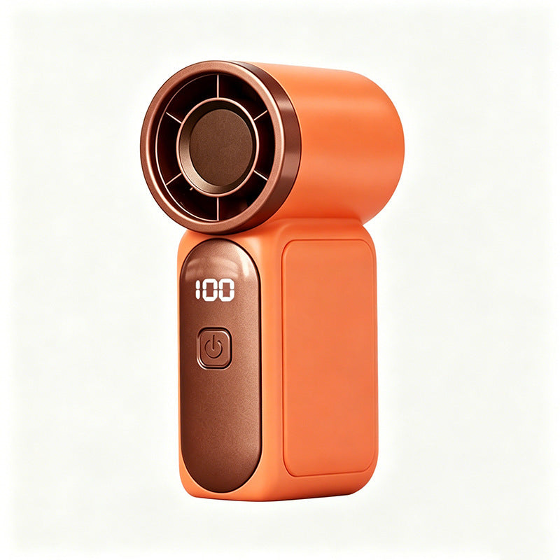 Custom Logo Portable Mini Turbo Fan with Digital Display