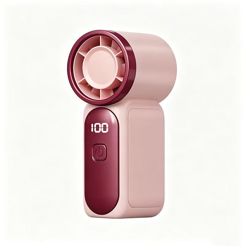 Custom Logo Portable Mini Turbo Fan with Digital Display