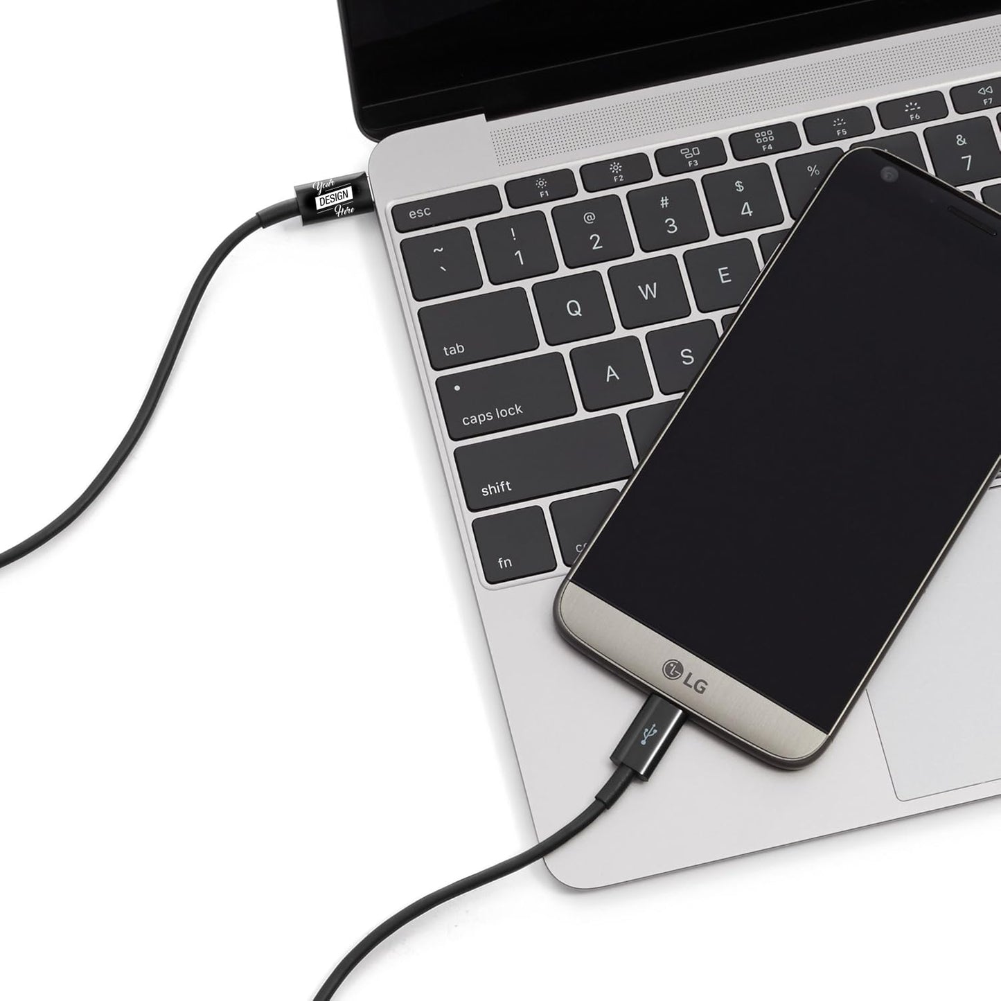 Custom USB C Cord, Printed Type C To C Charging Cable For Iphones, Samsung Phones & Tablets