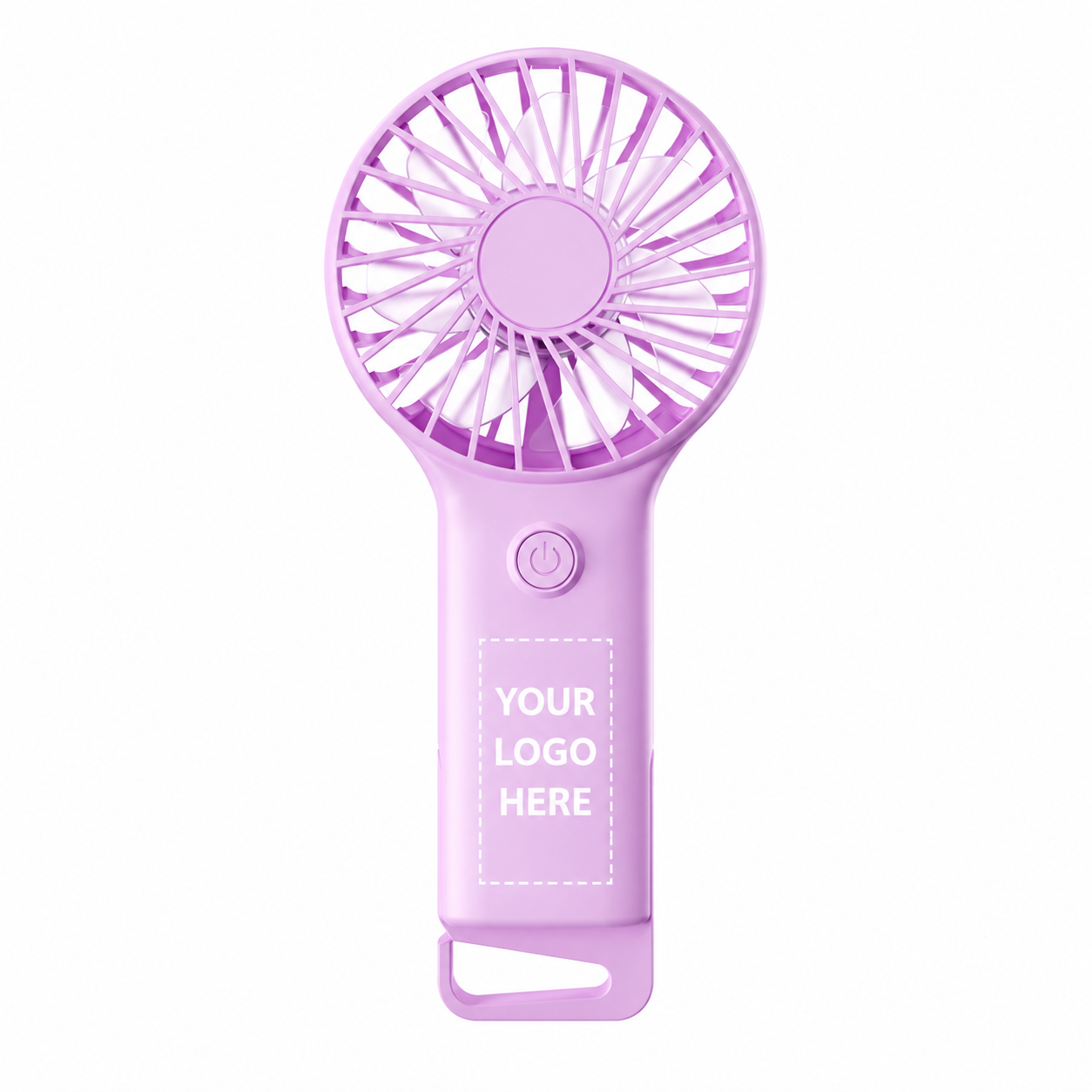 Custom Logo Rechargeable Handheld & Desktop Mini Fan with Built-in Stand