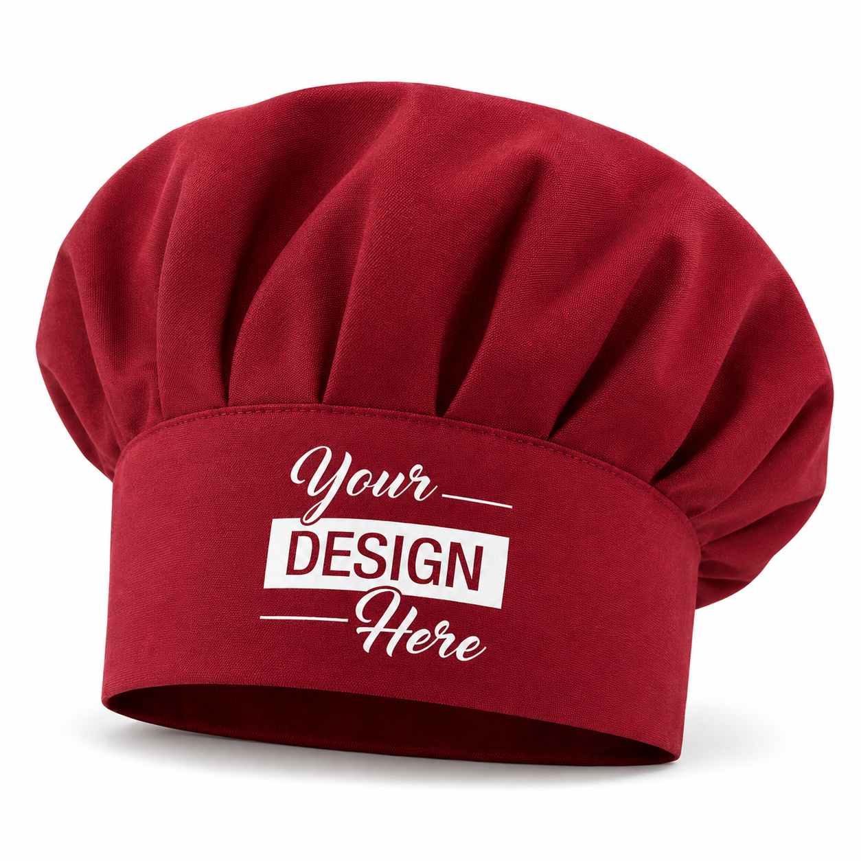 Custom Logo Chef Hats Personalized Kitchen Caps for Restaurants, Bakeries & Events