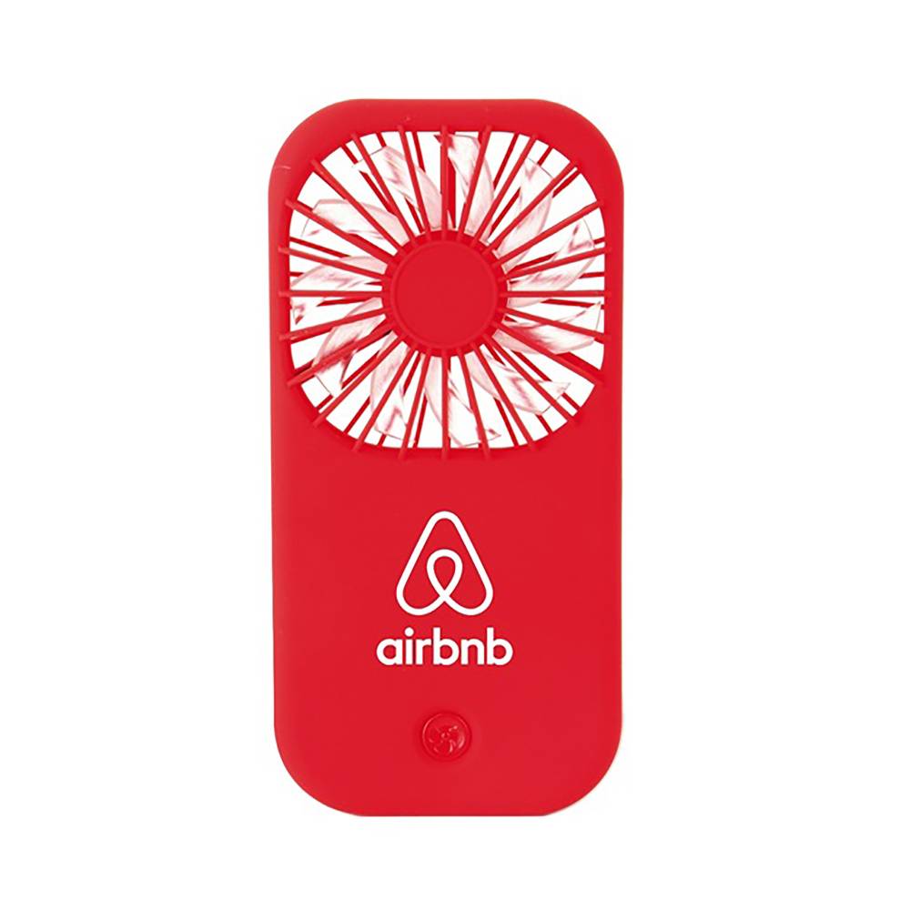 Custom Logo Rechargeable Mini Portable Fan Square