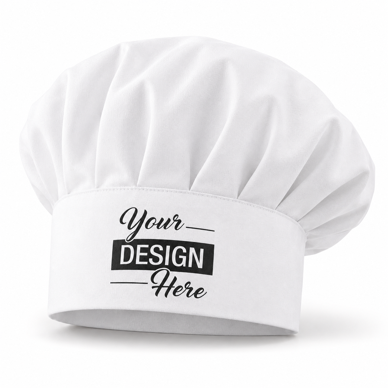 Custom Logo Chef Hats Personalized Kitchen Caps for Restaurants, Bakeries & Events