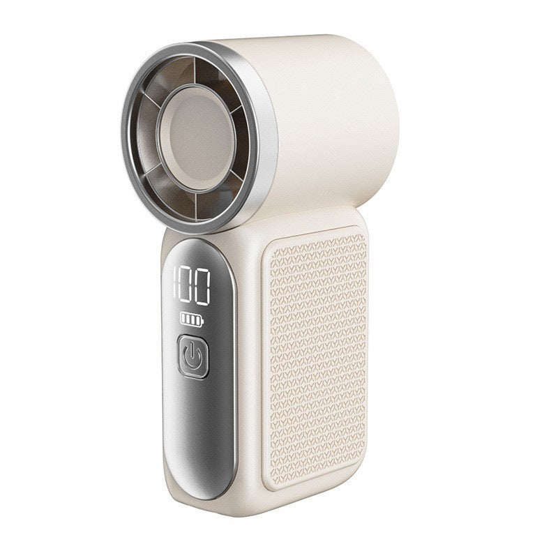 Custom Logo Portable Mini Turbo Fan with Digital Display