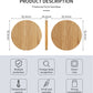 Wholesale 15W Wood Wireless Charger for iPhones Fast Charging Bamboo Pad