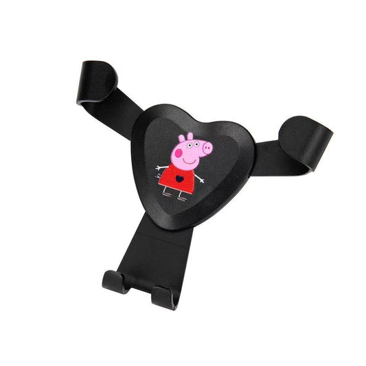 Promotional Custom Logo Universal Air Vent Gravity Auto Lock Metal Car Phone Holder