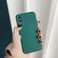 Bulk Solid Candy Color Shockproof Protective Phone Cases for All IPhone Models