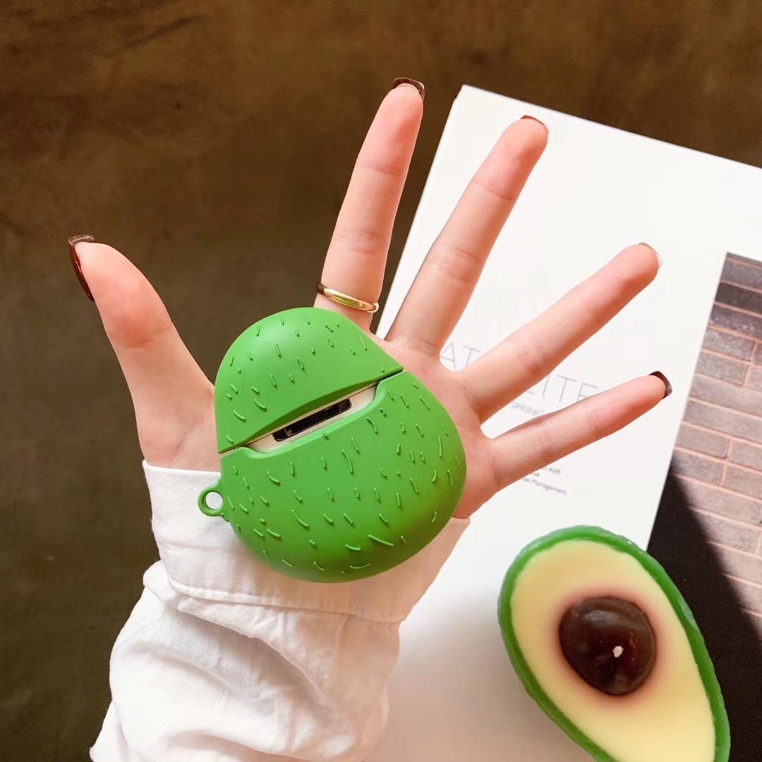 Wholesale Airpod Cover Avocado Smile Shape Case