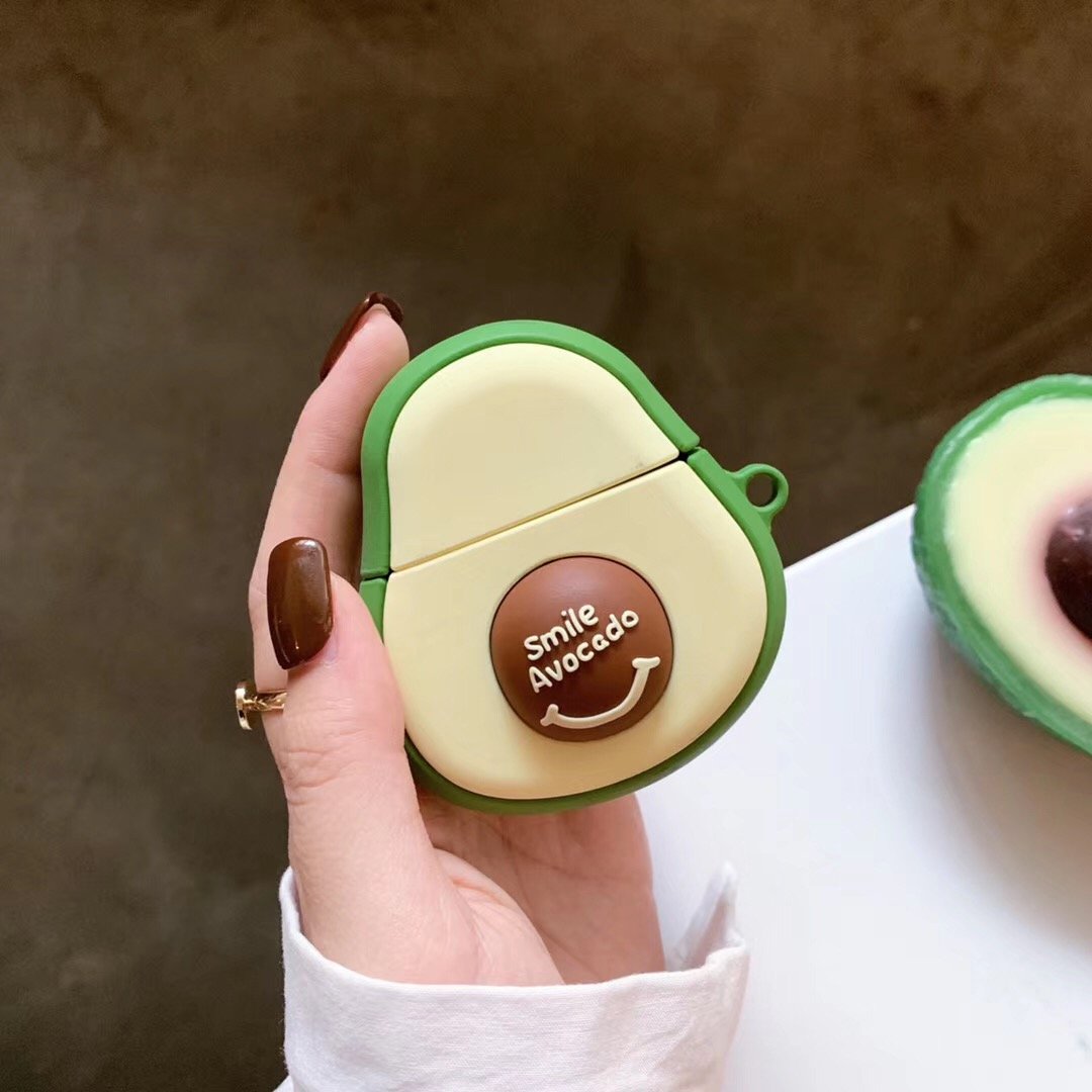 Wholesale Airpod Cover Avocado Smile Shape Case