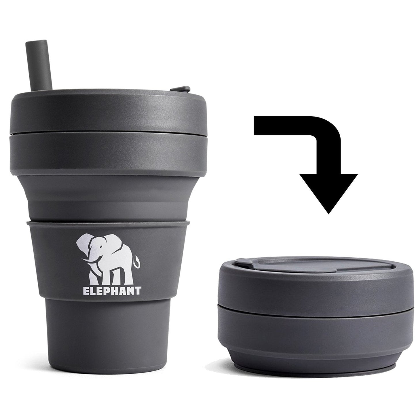 Custom Logo Collapsible Cups, Promotional Reusable Foldable Cups With Your Logo