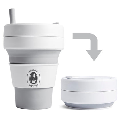 Custom Logo Collapsible Cups, Promotional Reusable Foldable Cups With Your Logo