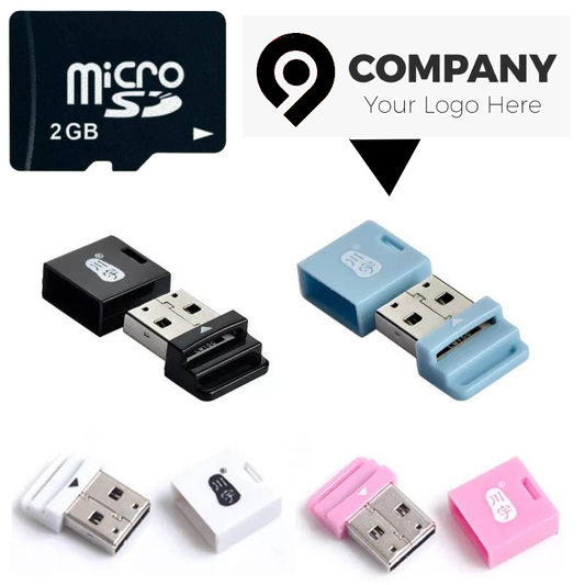 Custom Logo Micro SD Card With Card Reader Adopter