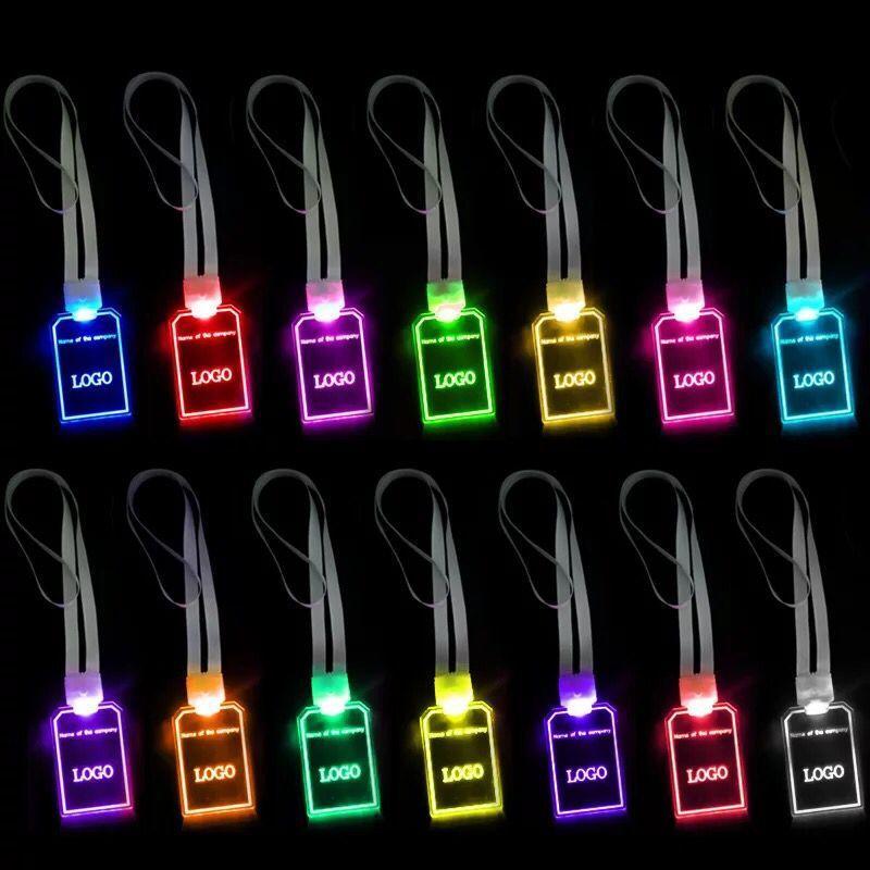 Promotional Custom Logo Sound-Activated LED Badge – DOZPRINT