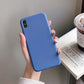 Bulk Solid Candy Color Shockproof Protective Phone Cases for All IPhone Models