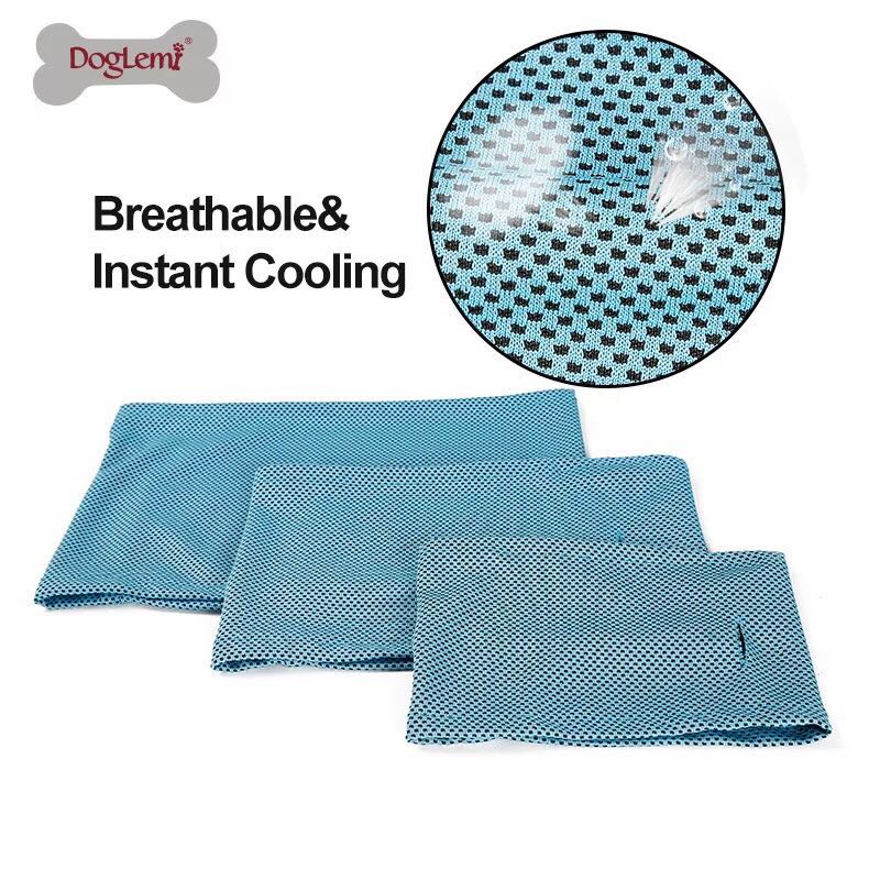 Wholesale Instant Cooling Pet Bandana-Dog Scarf Summer Cooling Towel Wrap Dog Collar for Bulldog Puppy Cats etc