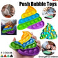 Bulk Creative Poop Apple Push Bubble Toys Fidget Toy