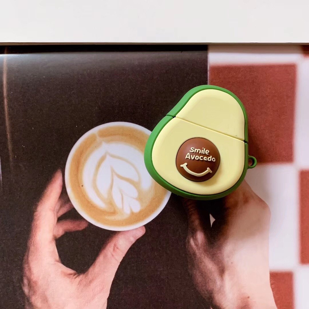 Wholesale Airpod Cover Avocado Smile Shape Case
