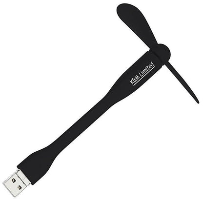 Custom Logo Mini Portable USB Fan with Duo Connector