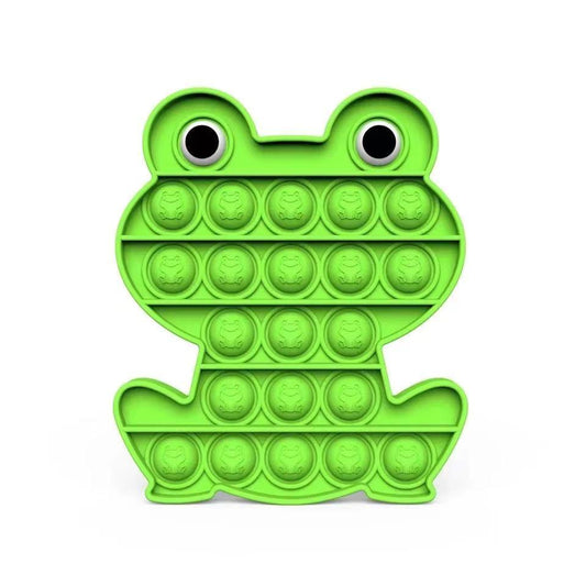 Wholesale Lovely Green Frog  Pop It Fidget Bubble Sensory Toy For Kids Adults