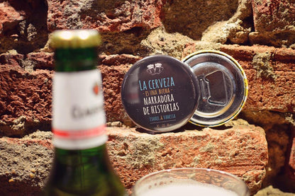 Custom Round Bottle Opener Magnet Button For Promoting Your Business, Organization Or Events