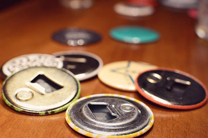 Custom Round Bottle Opener Magnet Button For Promoting Your Business, Organization Or Events