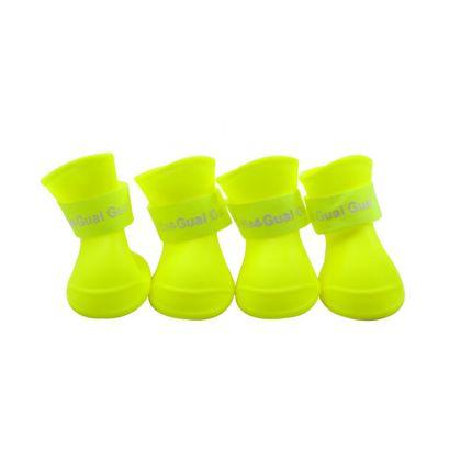 Wholesale Dog Candy Shoes Waterproof Booties Rubber Shoes Pet Rain Shoes - All Color